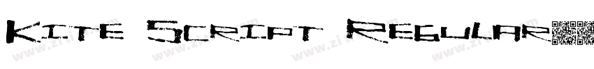 Kite Script Regular字体转换